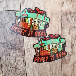 Dutch Bros Halloween Stickers Creep it Real Spooky Skeleton Ghost Spiders